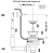 Kitchen Sink Basket Strainer Waste Kit - (with Overflow) - Rectangular