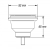 LIRA 'Mini' Basket Waste Kit for Ceramic Sinks (No Overflow) - 2054.025